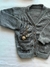 Cardigan Tejido Gris