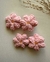 Hebilla Doble Flor Rosa