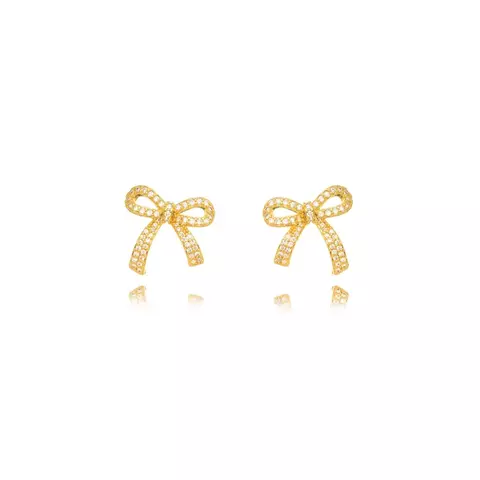 Brinco Laço Micro Zircônia