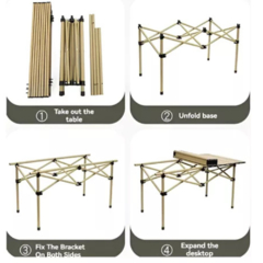 Mesa de Camping Plegable - Varmak