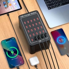 Estación de Carga USB Rápida con 20 Puertos en internet