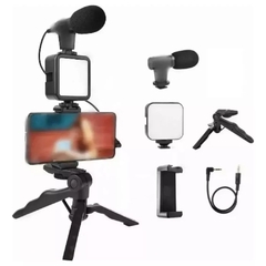 Kit de Trípode LED con Control y Micrófono para Video Streaming en internet