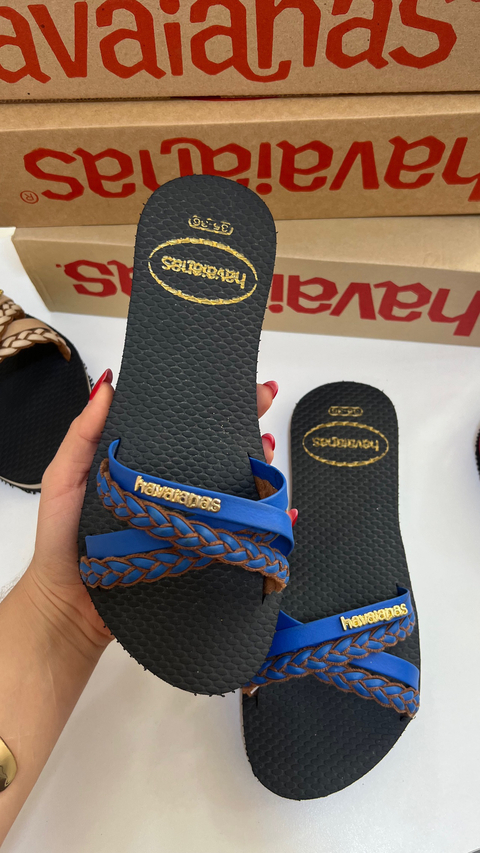 Havaiana couro