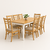 JUEGO DE COMEDOR CECILIA - comprar online