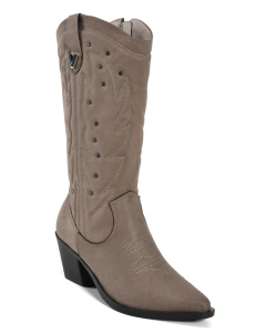 Bota texana carmuça Via Marte - RZ CALÇADOS