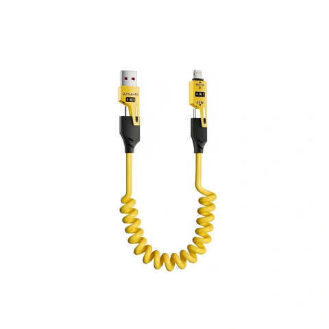 Cable Usb 4 En 1 Retráctil Para Carga Rápida 65w