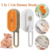 Escova A Vapor Para Gatos Cães 3 Em 1 Escovas Elétricas De Pêlos Pentes De Massagem Animais De Estimação Remoção - comprar online