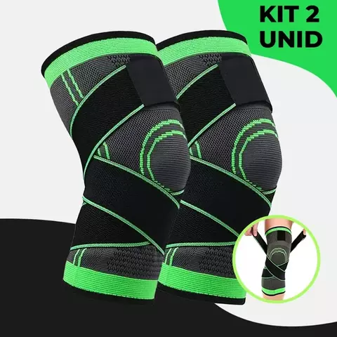 Joelheira Ortopédica De Compressão Articulada Com Cintas Cruzadas Tensor Articulado