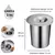 Lixeira de Embutir 3 Litros Inox Para Pia Granito Gourmet Luxo - comprar online