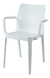 Silla Plástica Con Brazo Restaurant Jardín Moderna Set De 10