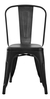 Mesa Cristal Con Sillas Tolix Comedor Moderno Minimalista - comprar en línea