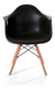 Paquete De 4 Sillas Eames Hood Con Brazos Moderna Retro en internet
