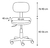 Silla Para Oficina Secretarial Silla Lógica Para Escritorio - tienda en línea