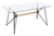 Mesa Cristal Con Sillas Eames Comedor Moderno Minimalista - tienda en línea