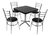 Mesa Con Sillas Para Restaurante Bar Cocina Lounge Cafetería