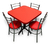 Mesa Con Sillas Para Restaurante Bar Cocina Lounge Cafetería en internet