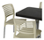 Mesa Con Sillas Para Restaurante Bar Cafetería Cocina Ec75ga