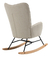 Silla Mecedora Sillón Madera Maternidad Lactancia Moderna - tienda en línea