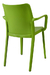 Silla Plástica Con Brazo Restaurant Jardín Moderna Set De 10 - tienda en línea