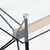 Mesa Cristal Con Sillas Eames Comedor Moderno Minimalista