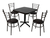 Mesa Con Sillas Para Restaurante Bar Cocina Lounge Cafetería - tienda en línea