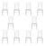 Silla Tiffany Plastica Eventos Lounge Banquete Paquete De 10
