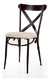 Mesa De Madera Sillas Crossback Restaurante Bar Cafetería - comprar en línea