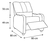 Imagen de Sillón Reclinable Reposet Moderno Minimalista Sillones Salas