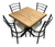 Mesa De Madera Sillas Para Restaurante Bar Cafetería Lounge