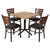 Mesa De Madera Sillas Restaurante Bar Cafetería Uso Rudo - comprar en línea