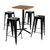 Mesa Periquera Madera Banco Tolix Restaurante Bar Cafetería - comprar en línea