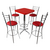 Mesa Periquera Con Bancos Restaurante Bar Cafetería 5 Pzas en internet