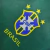 Image of Camisa Seleção Brasileira Retrô 91/94 Umbro Torcedor Masculina - Detalhes em verde,amarelo,e azul