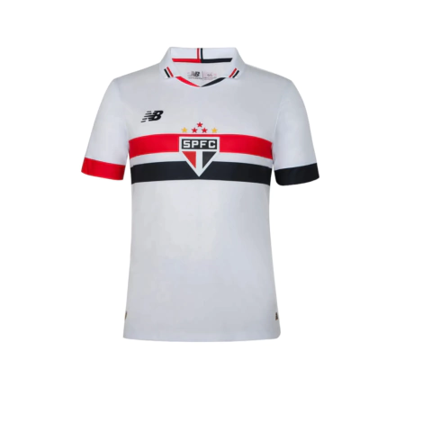 Camisa São Paulo I 24/25 - Torcedor New Balance Masculina - Branca