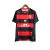 Camisa Flamengo I Retrô 2000 Torcedor Masculina -Vermelha com detalhes em preto e patrocinios em branco