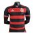 Camisa Flamengo I 24/25 - Jogador Adidas Masculina - Preta com detalhes em vermelho e com patrocínio na internet