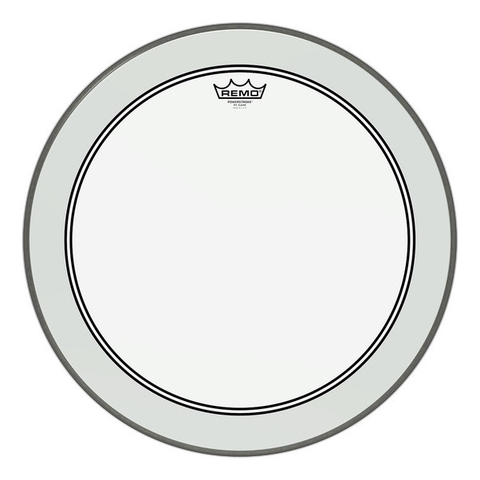 Parche Bombo Bateria Remo Usa Powerstroke 3 Clear 22