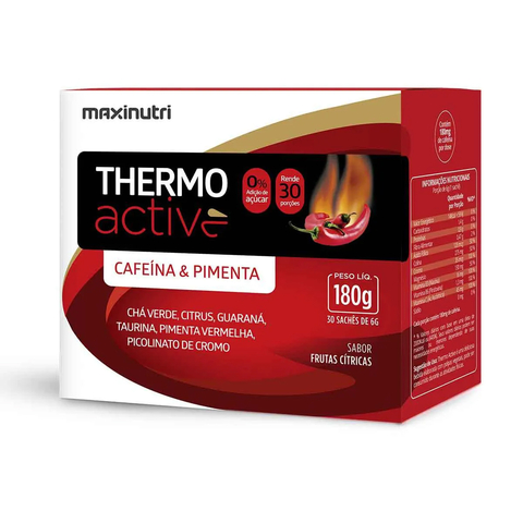 Thermo Active Termogênico - Frutas cítricas - Sachê 30 x 6g