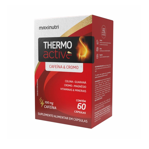 Thermo Active Maxinutri 60 Cápsulas ( Cafeína e Cromo)