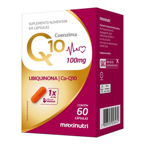 Q-10 Gold (Coenzima Q10) 100mg - 60 Cápsulas