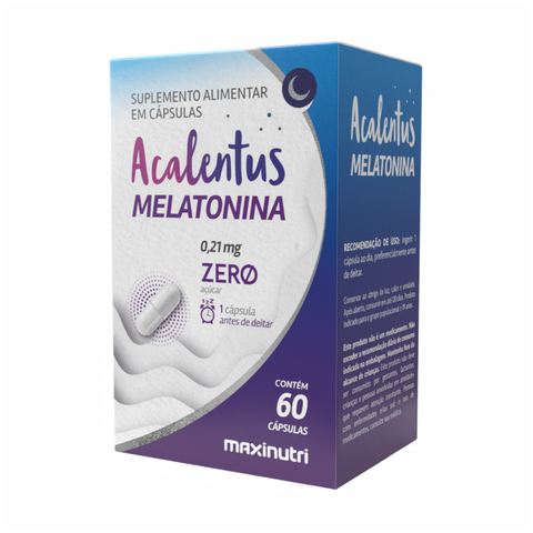 Melatonina (Acalentus) - 60 Caps - Maxinutri