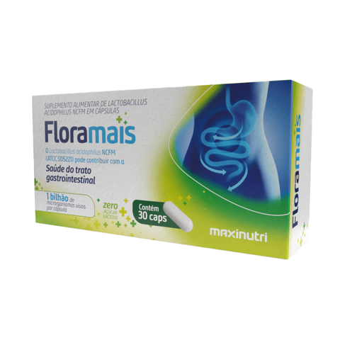 Floramais - Probiotico Lactobacilus Acidophilus 1Bi 30 CAPS