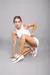 ELIZABETH - Zapatillas Mujer Samba Blanco Marron Liviana en internet