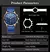 Lige topo marca de luxo nova moda simples relógio para homem azul dial assist m - UAU Você