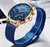 Lige topo marca de luxo nova moda simples relógio para homem azul dial assist m - comprar online