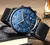 Lige topo marca de luxo nova moda simples relógio para homem azul dial assist m na internet