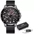 LIGE Relógio Casual Homem Pulseira de Malha Moda Negócios Quartz Homens Relóg - loja online
