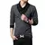 2025 marca de moda tendência fino ajuste manga longa t camisa masculina retalho - loja online