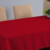 Toalha de Mesa Basic 1 Peça 3,00m x 1,40m 10 Lugares 100% Poliéster Tecido Oxford - Vermelho (VED527055)