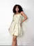 Macaquinho Vestido Feminino em Alfaiataria sem Alça Milena Ref. 1335 Tamanho:Único;Cor:Off white na internet